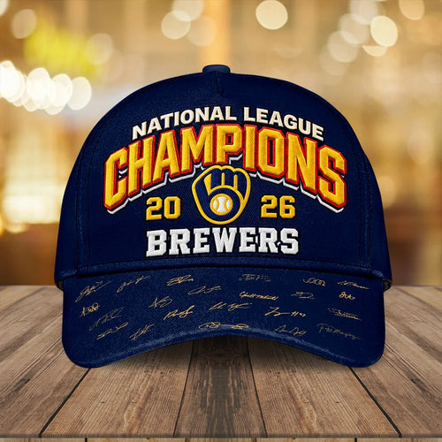 Milwaukee Brewers 2026 National League Champions Classic Cap – TMTHU10140