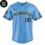 Milwaukee Brewers 2026 Powder Is Here To Stay Personalized Baseball Jersey