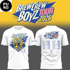 Milwaukee Brewers Brew Crew Boyz Tour 2026 Hoodie T-Shirt