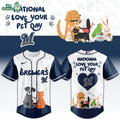 Milwaukee Brewers National Love Your Pet Day 2026 Limited Release Baseball Jersey