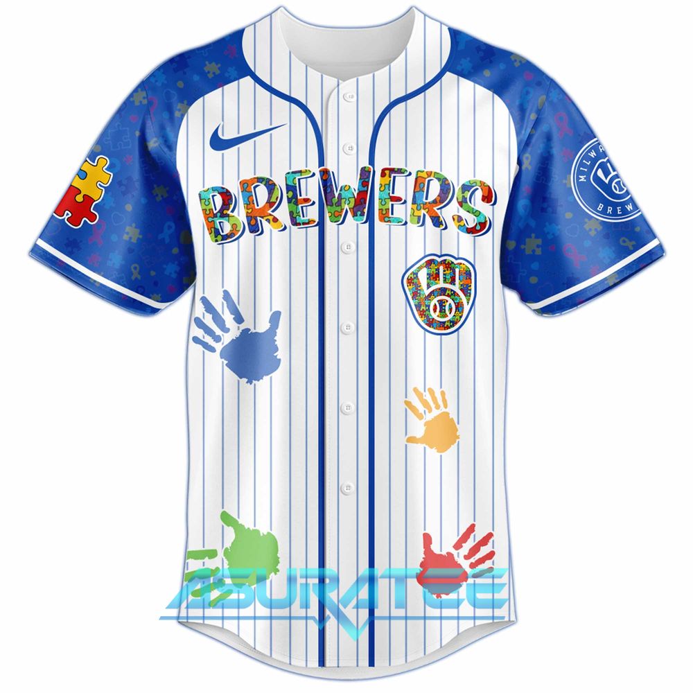 Milwaukee Brewers x Autism Awareness 2026 Special Baseball Jersey