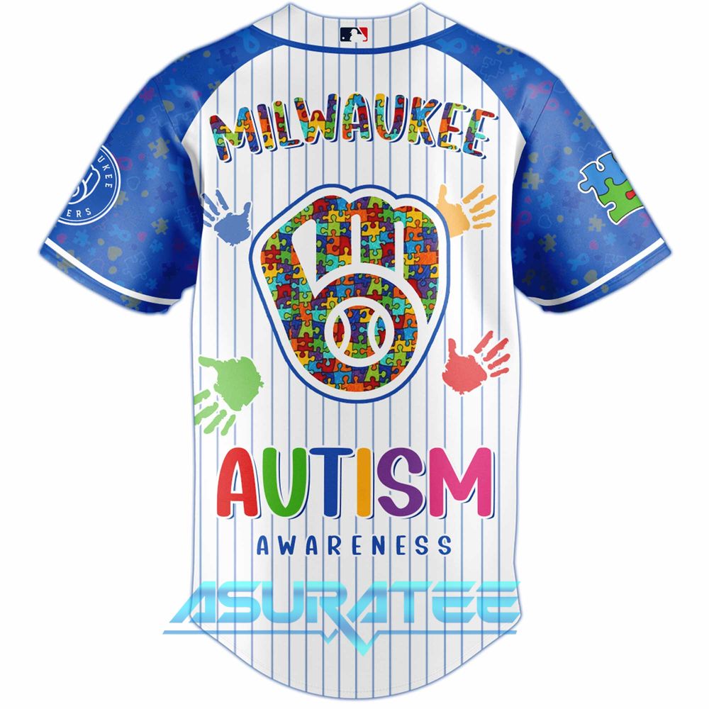 Milwaukee Brewers x Autism Awareness 2026 Special Baseball Jersey