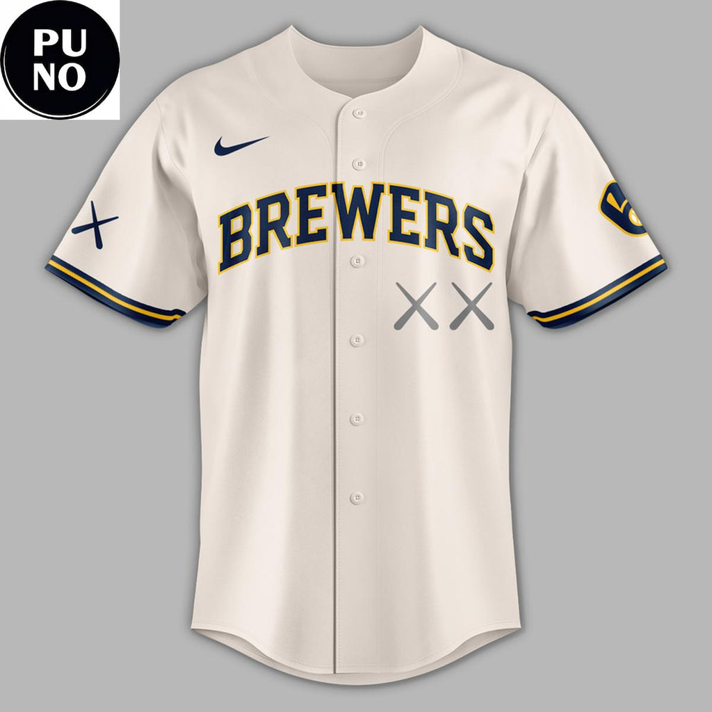 Milwaukee Brewers x Kaws 2026 Baseball Jersey