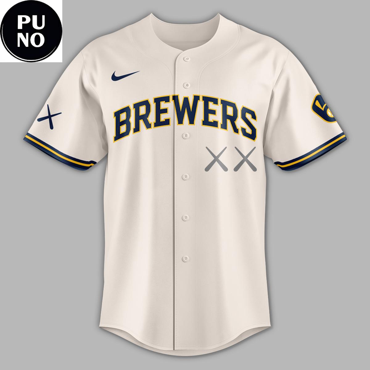 Milwaukee Brewers x Kaws 2026 Baseball Jersey