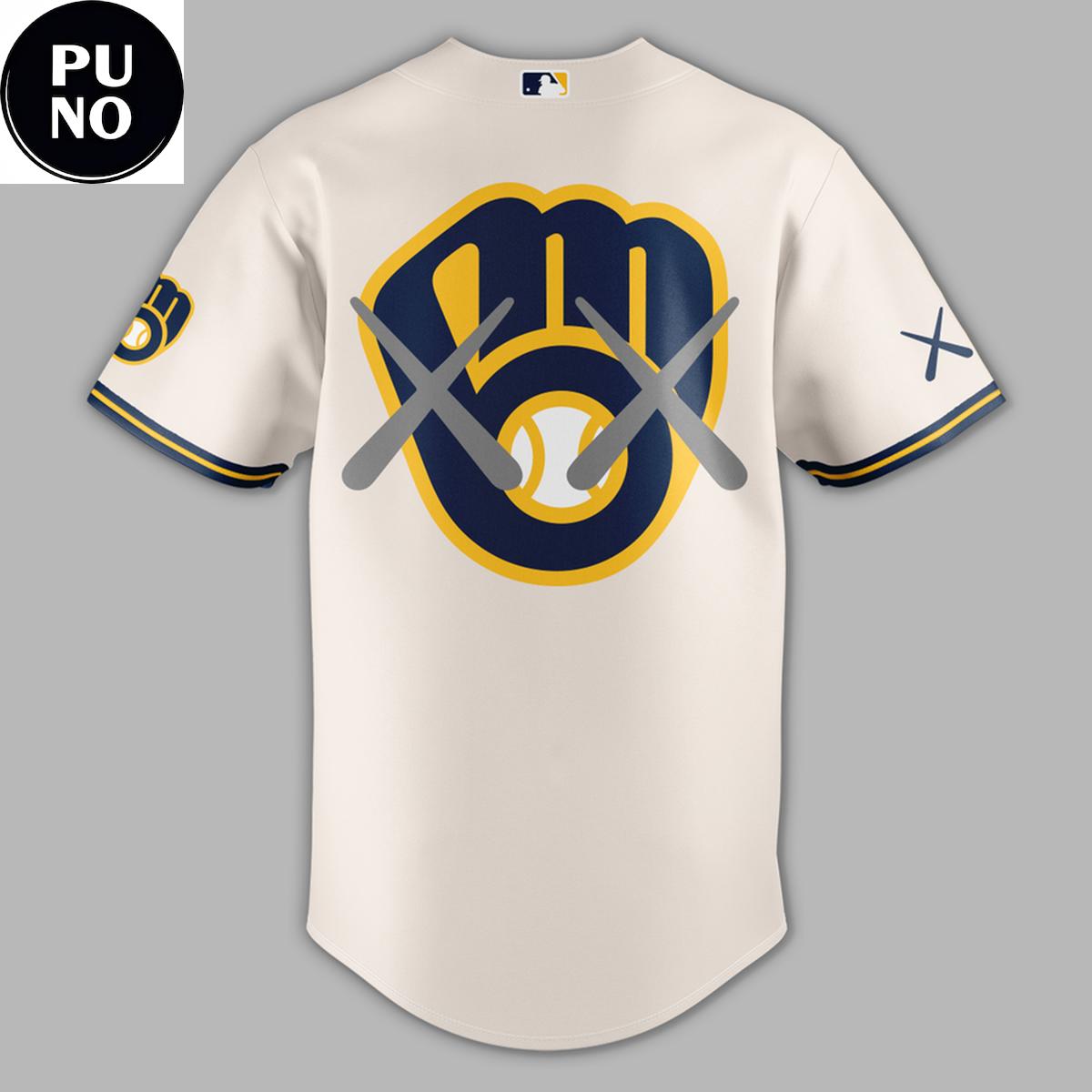 Milwaukee Brewers x Kaws 2026 Baseball Jersey