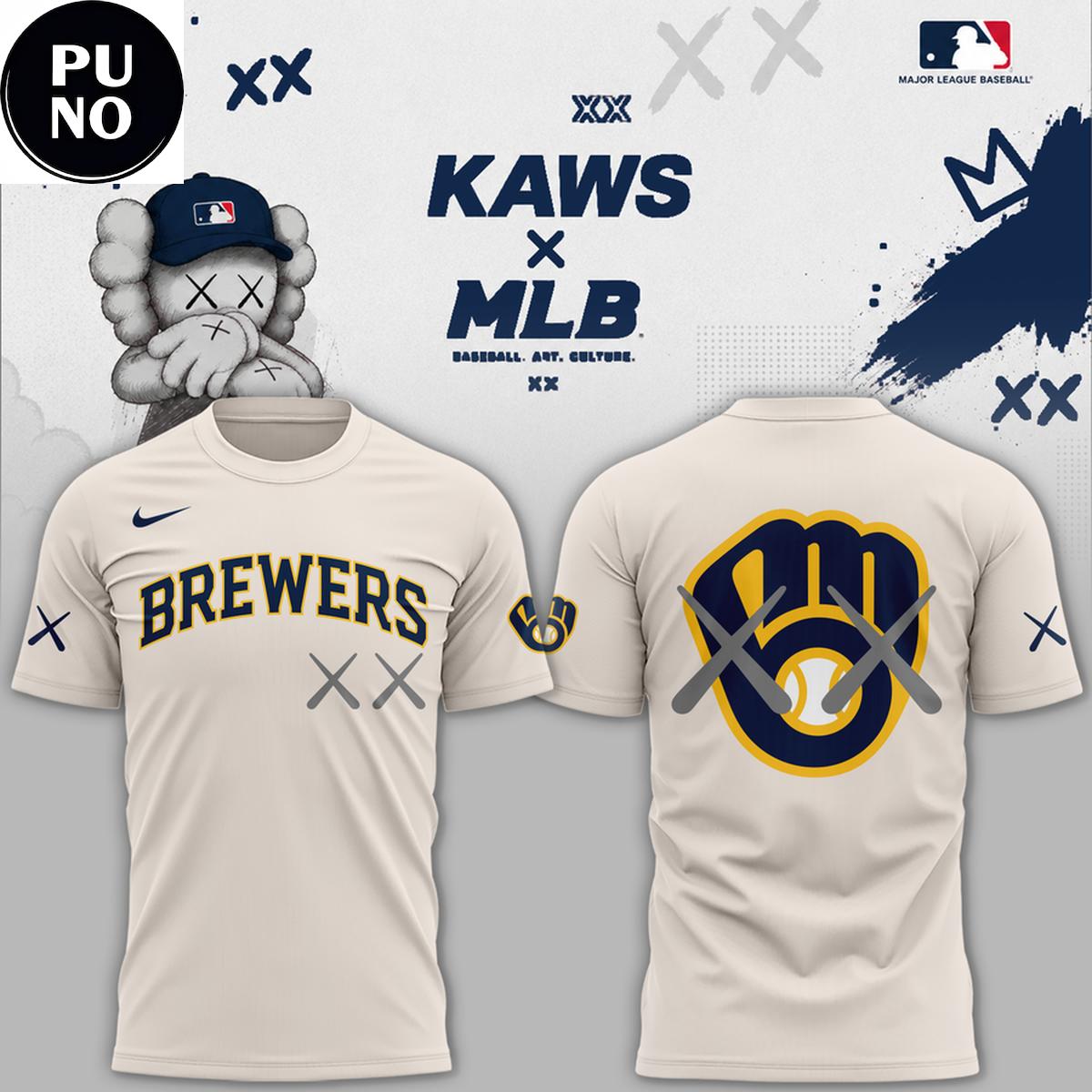 Milwaukee Brewers x Kaws 2026 Hoodie T-Shirt