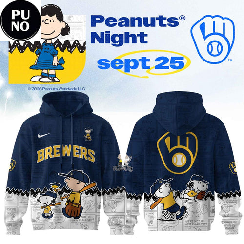 Milwaukee Brewers x Peanuts Night 2026 Hoodie