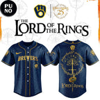 Milwaukee Brewers x The Lord of The Rings MLB Game 2026 Baseball Jersey
