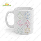 Minimal Dice Mug DnD Dungeons and Dragons Gift