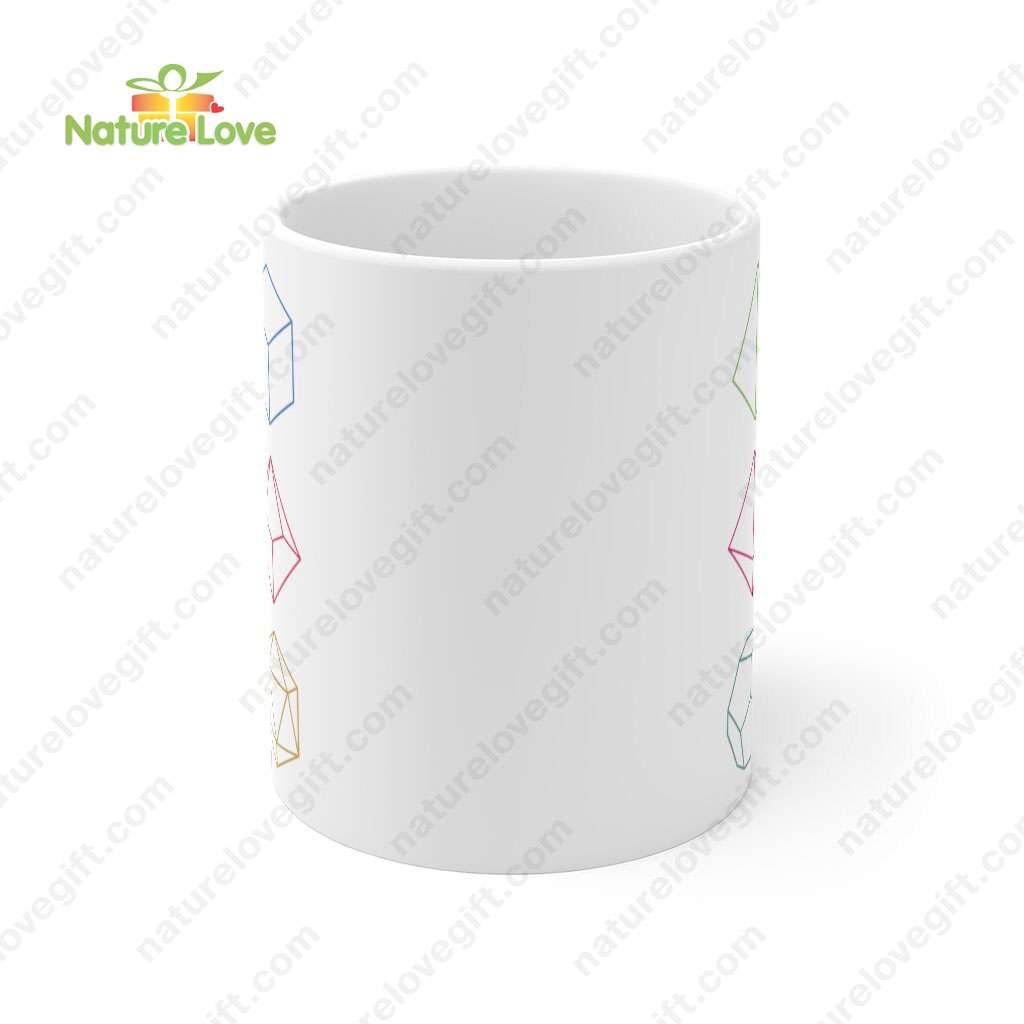 Minimal Dice Mug DnD Dungeons and Dragons Gift