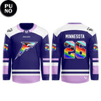 Minnesota Frost x Pride Night 2026 Personalized Hockey Jersey