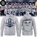 Minnesota State Mavericks Hockey 2025-26 MacNaughton Cup Champions Locker Room Hoodie T-Shirt