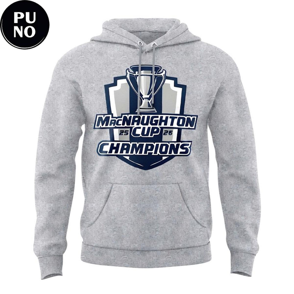 Minnesota State Mavericks Hockey 2025-26 MacNaughton Cup Champions Locker Room Hoodie T-Shirt