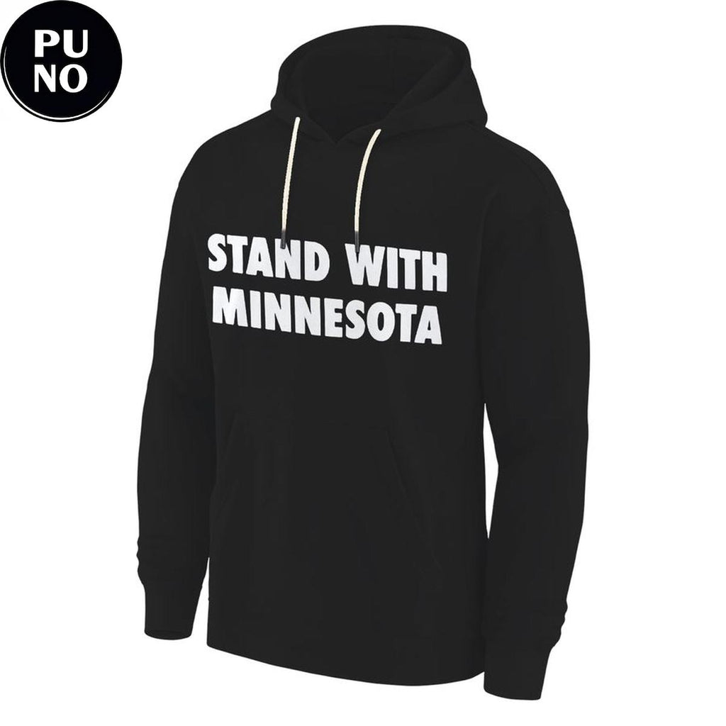 Minnesota Timberwolves Stand With Minnesota From Snowflakes To Ice Hoodie T-Shirt