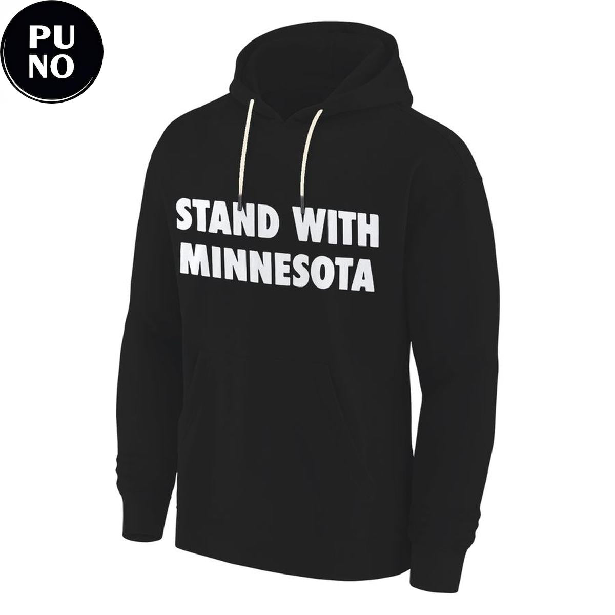 Minnesota Timberwolves Stand With Minnesota From Snowflakes To Ice Hoodie T-Shirt