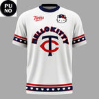 Minnesota Twins 2026 Hello Kitty Night Newest T-Shirt