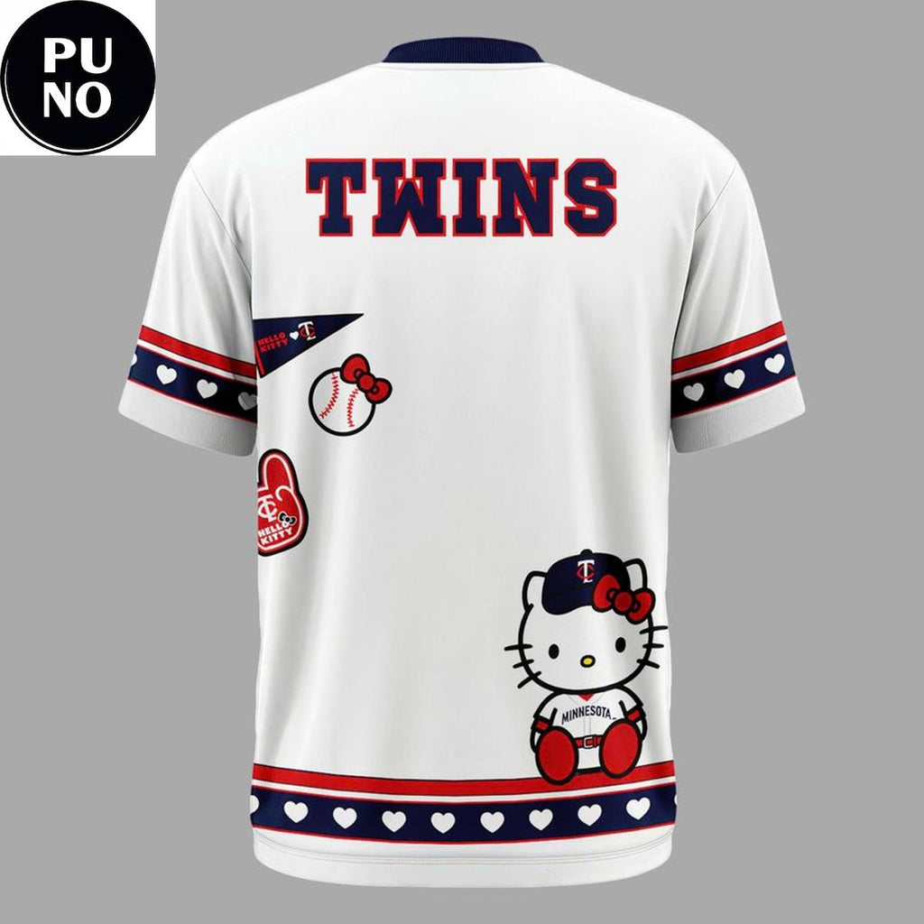 Minnesota Twins 2026 Hello Kitty Night Newest T-Shirt