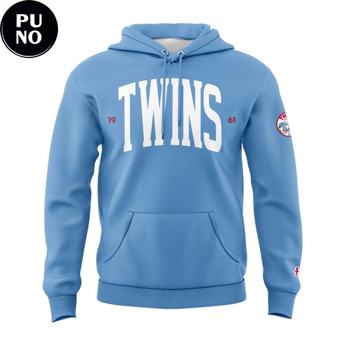 Minnesota Twins 2026 Retro 1961 Logo Hoodie T-Shirt