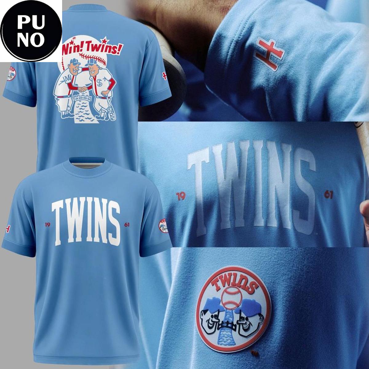 Minnesota Twins 2026 Retro 1961 Logo Hoodie T-Shirt