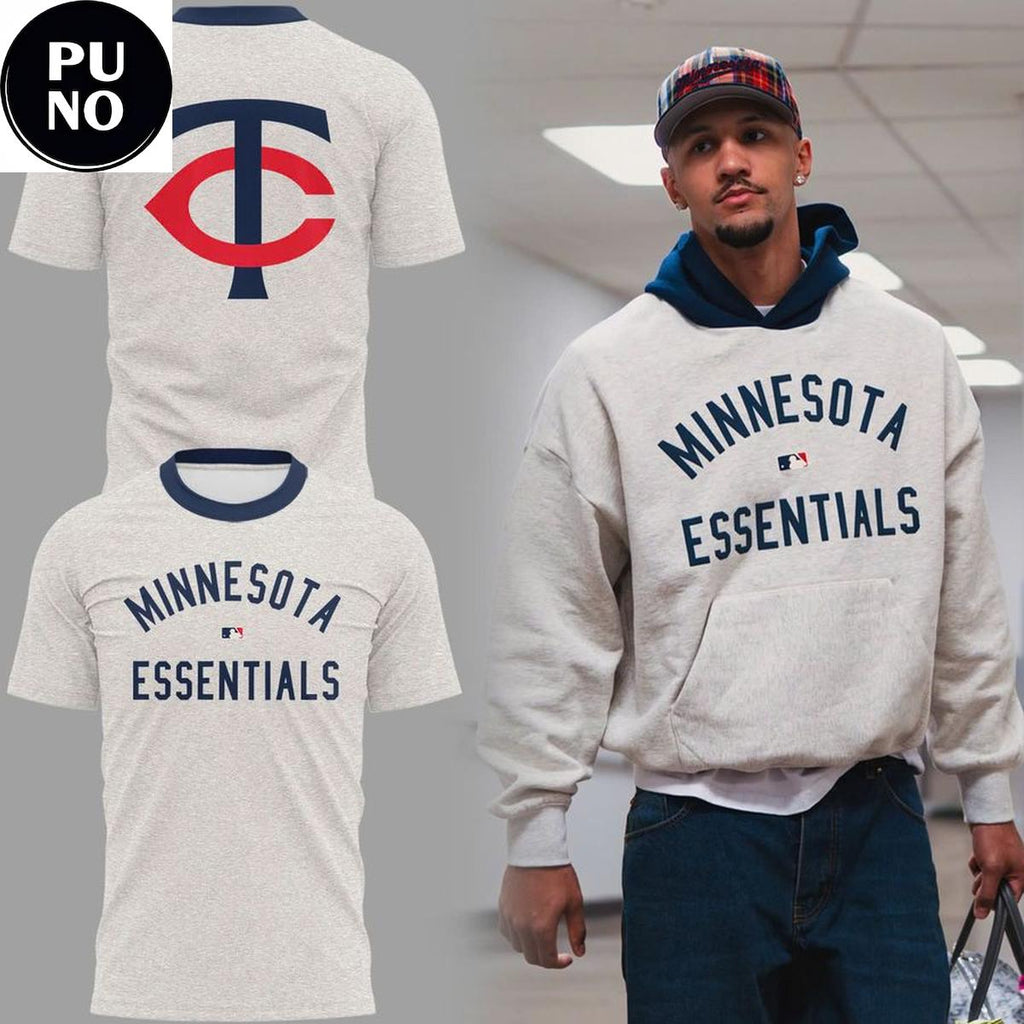 Minnesota Twins Fear Of God Essentials 2026 Hoodie T-Shirt