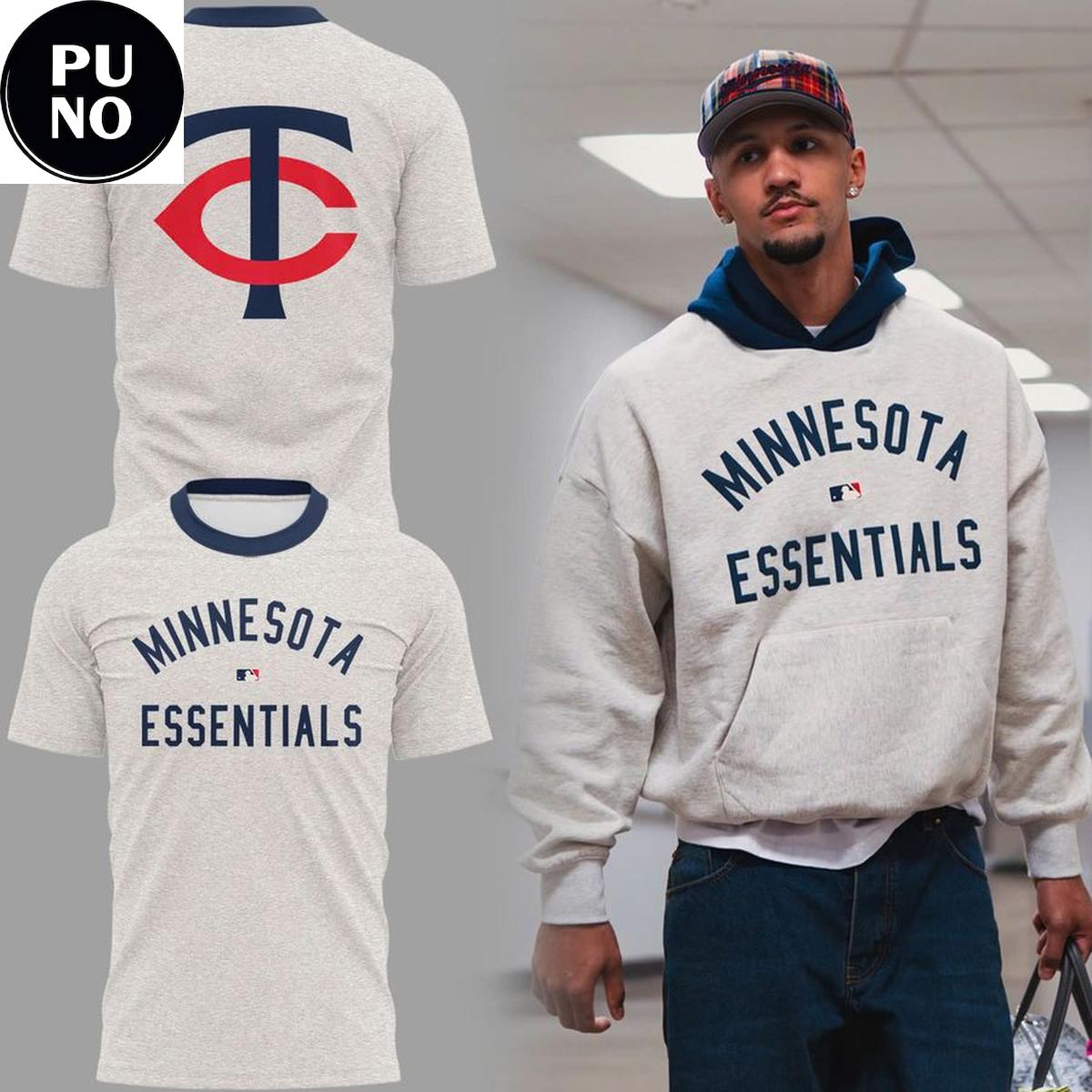 Minnesota Twins Fear Of God Essentials 2026 Hoodie T-Shirt