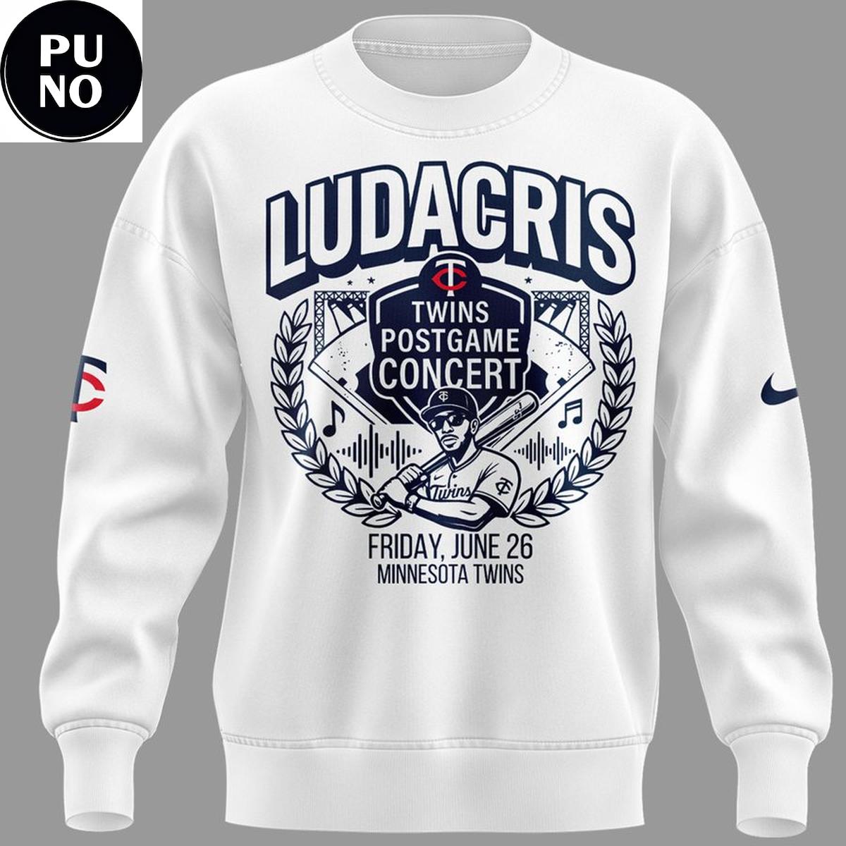 Minnesota Twins x Ludacris Postgame Concert 2026 Hoodie T-Shirt