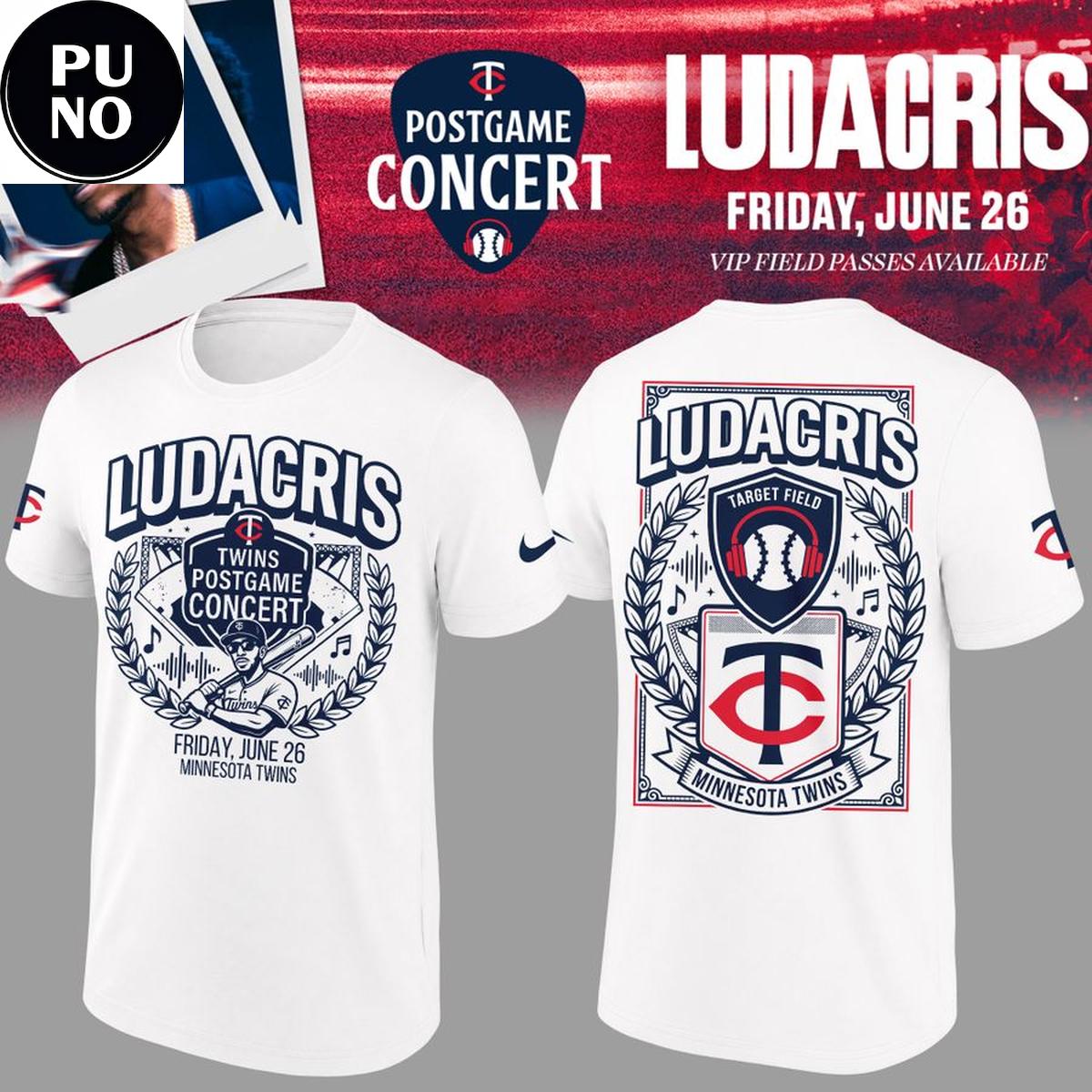 Minnesota Twins x Ludacris Postgame Concert 2026 Hoodie T-Shirt
