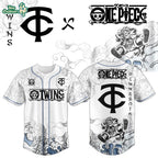 Minnesota Twins x One Piece Jersey 2026 Luffy Gear 5