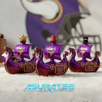Minnesota Vikings Dragon‐head Ship Whiskey Bottle
