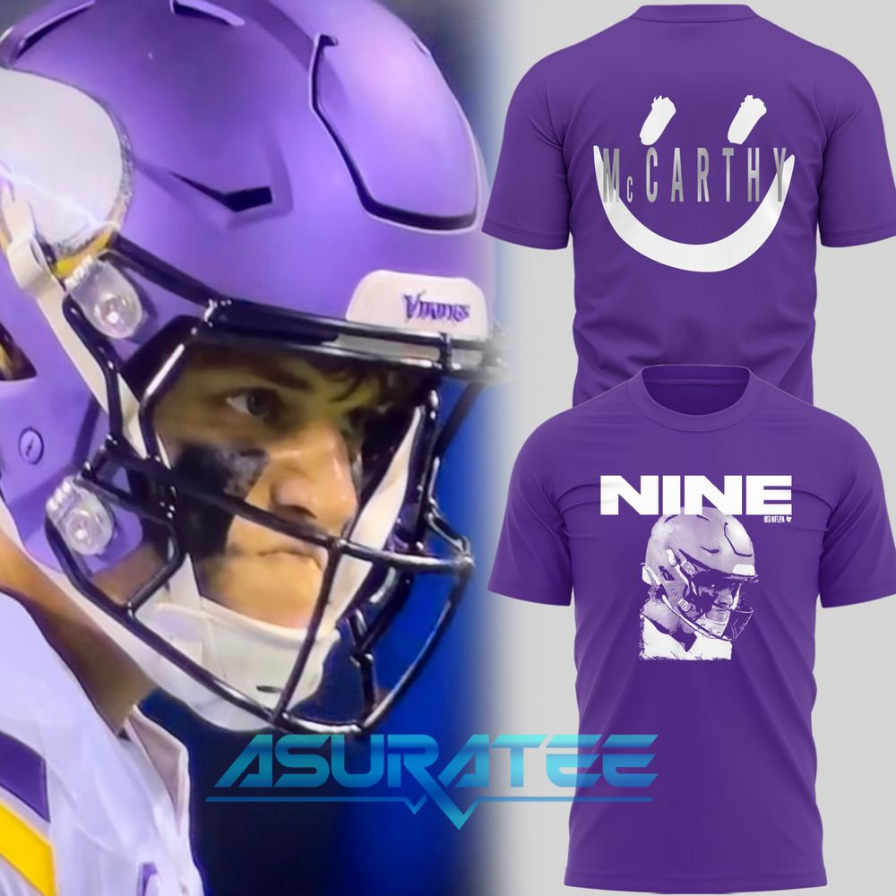 Minnesota Vikings J.J. McCarthy Nine Purple Limited Edition Shirt
