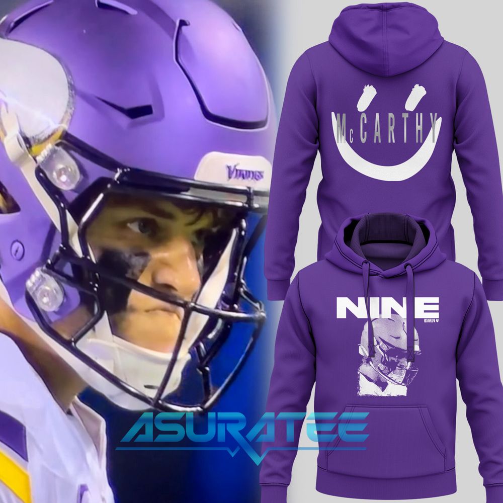 Minnesota Vikings J.J. McCarthy Nine Purple Special Hoodie