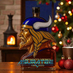 Minnesota Vikings NFL 65th Anniversary Whiskey Bottle