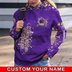 Custom NFL Minnesota Vikings Hoodie Leggings Rock Paper Scissors Throat Punch I Win Hoodie