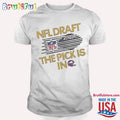 Minnesota Vikings NFL Draft The Pick Is In Logo T Shirt