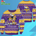 Minnesota Vikings NFL Mickey Minnie Ugly Christmas Sweater