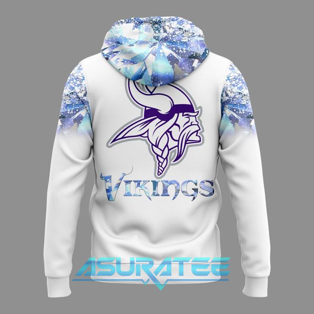 Minnesota Vikings Winter Whiteout Week Limited Edition Hoodie