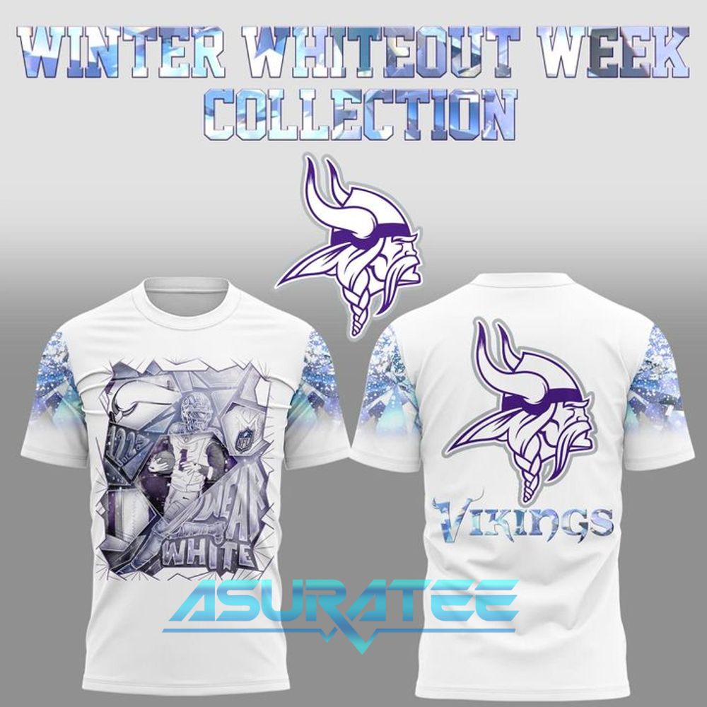 Minnesota Vikings Winter Whiteout Week Limited Edition Shirt