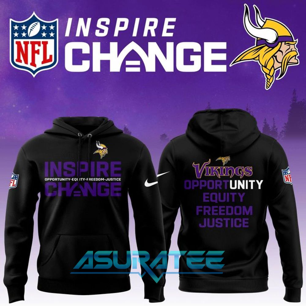 Minnesota Vikings x Inspire Change 2025 Special Hoodie