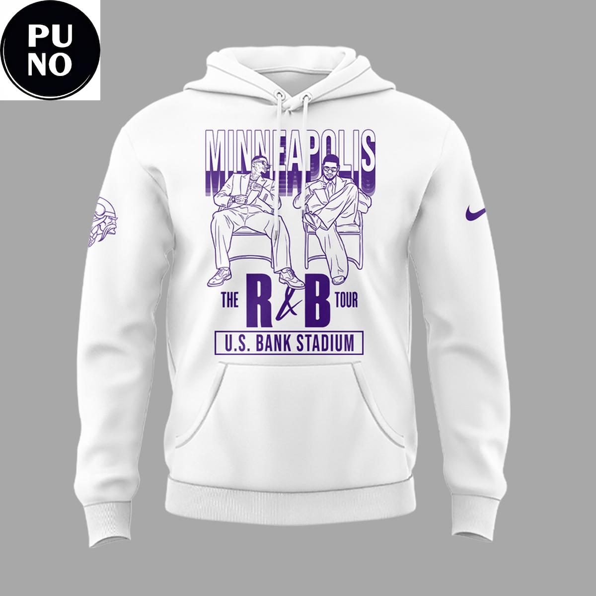 Minnesota Vikings x The R&B Tour 2026 Hoodie T-Shirt