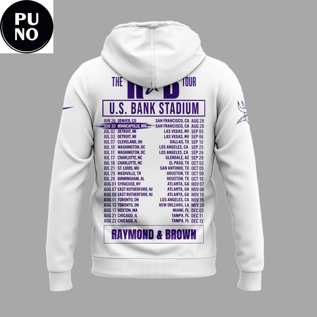 Minnesota Vikings x The R&B Tour 2026 Hoodie T-Shirt