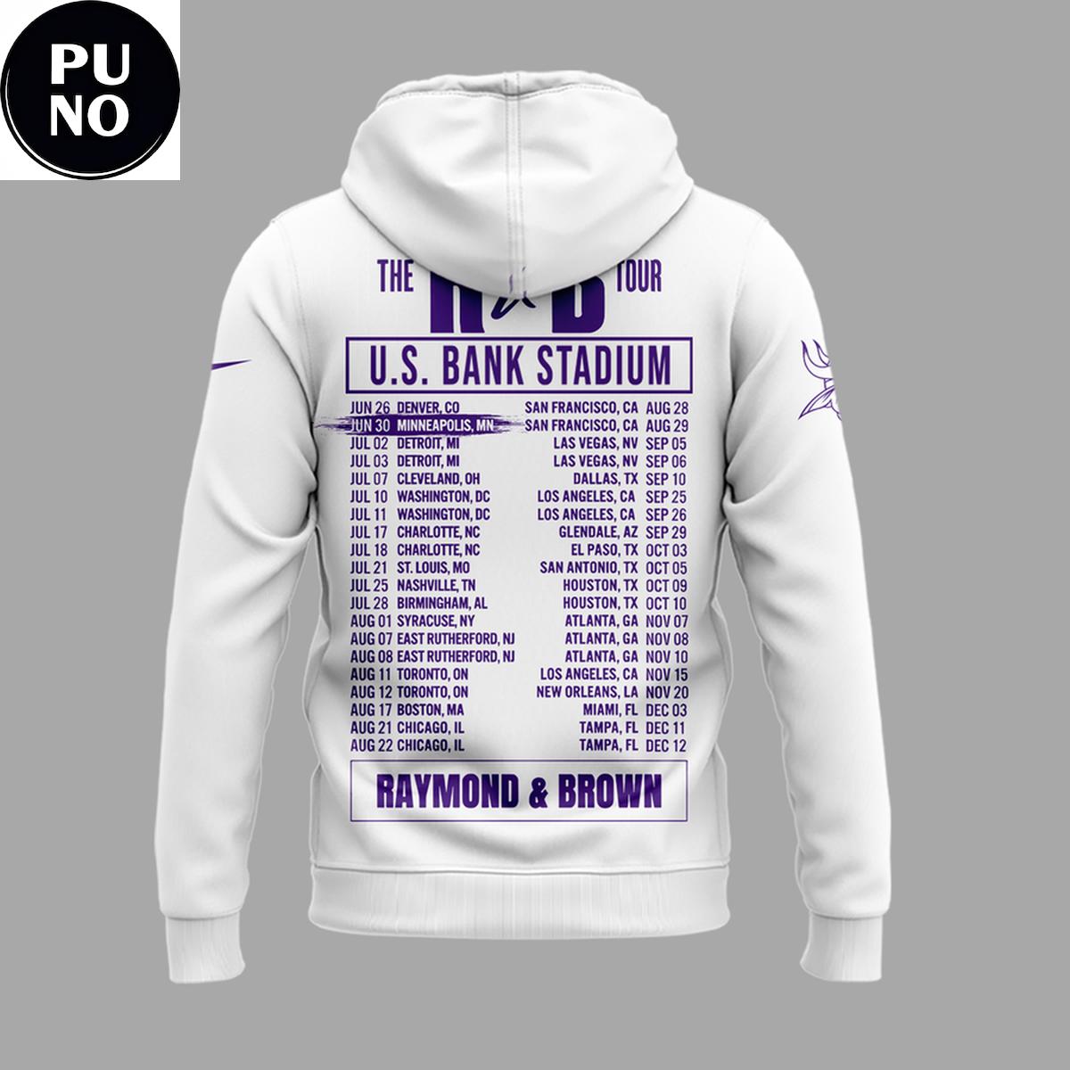 Minnesota Vikings x The R&B Tour 2026 Hoodie T-Shirt