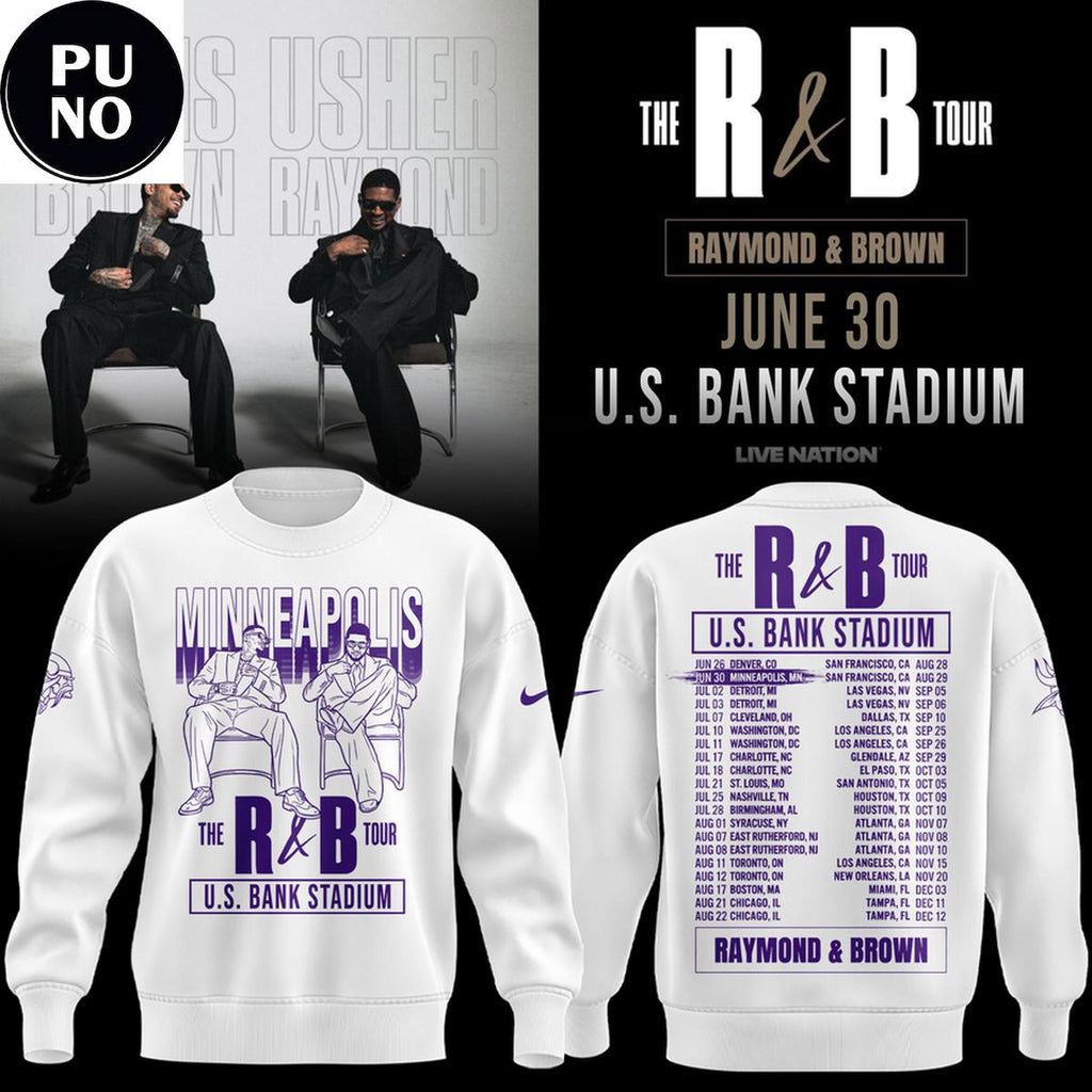 Minnesota Vikings x The R&B Tour 2026 Hoodie T-Shirt