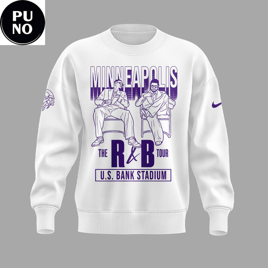Minnesota Vikings x The R&B Tour 2026 Hoodie T-Shirt