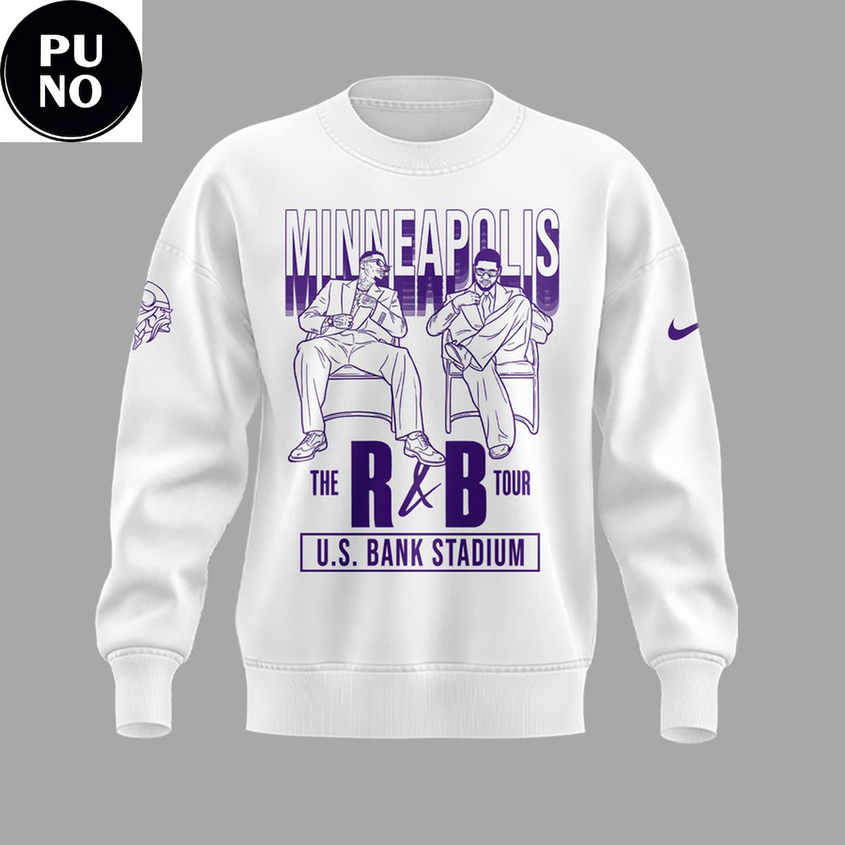Minnesota Vikings x The R&B Tour 2026 Hoodie T-Shirt