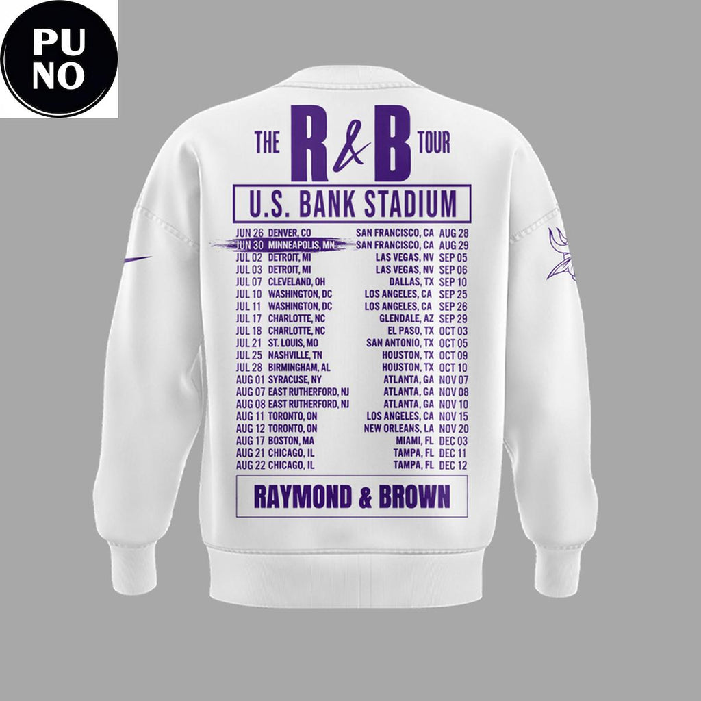 Minnesota Vikings x The R&B Tour 2026 Hoodie T-Shirt