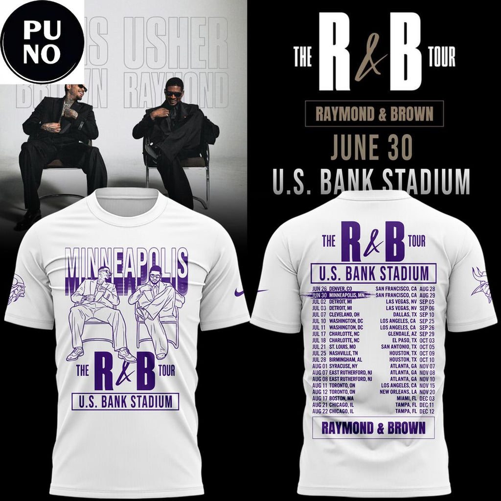 Minnesota Vikings x The R&B Tour 2026 Hoodie T-Shirt