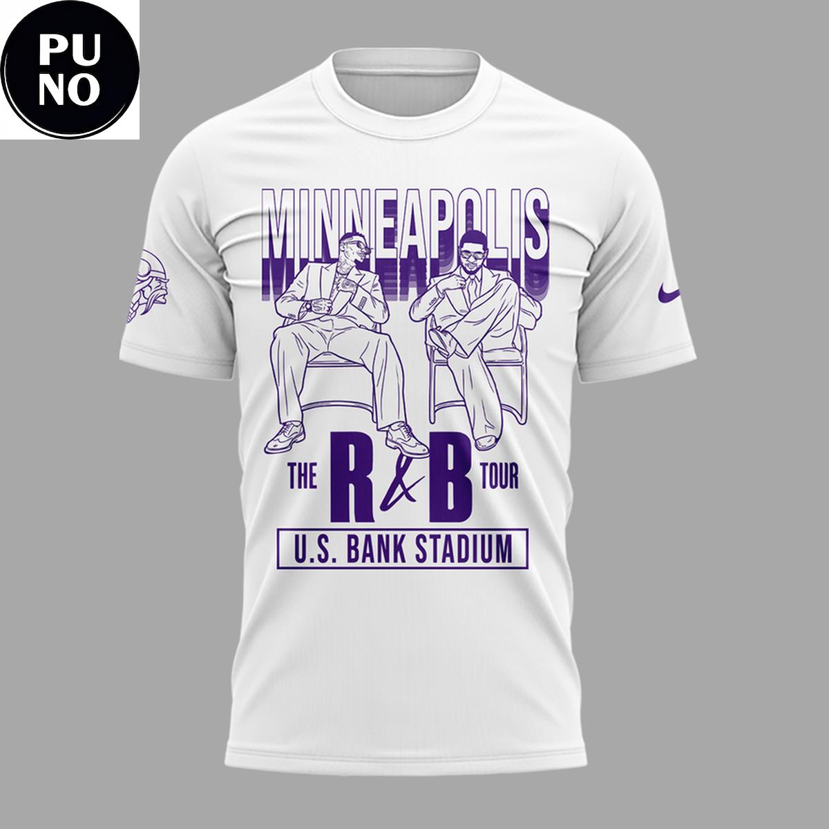 Minnesota Vikings x The R&B Tour 2026 Hoodie T-Shirt