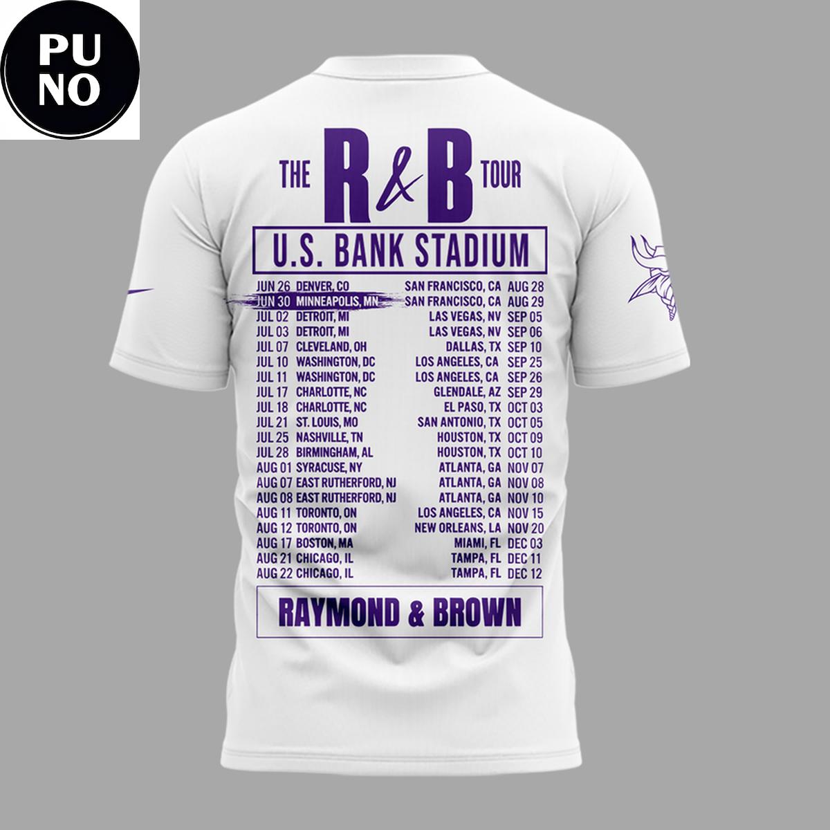 Minnesota Vikings x The R&B Tour 2026 Hoodie T-Shirt