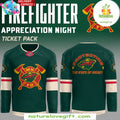 Minnesota Wild Hockey Jersey Firefighter Appreciation Night