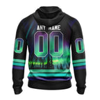 Personalized NHL Minnesota Wild Hoodie Special Design With Northern Lights All Over Print 3D Hoodie Unisex